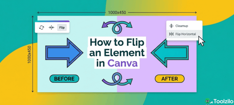 How to Flip an Element in Canva